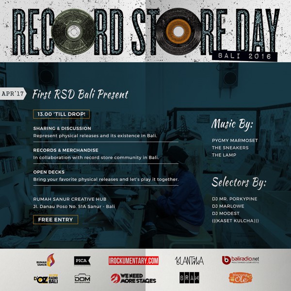Agenda Record Store Day Bali 2016